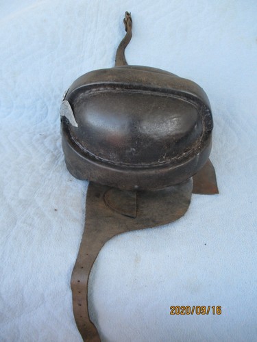 Alter leder motoradhelm - leder,